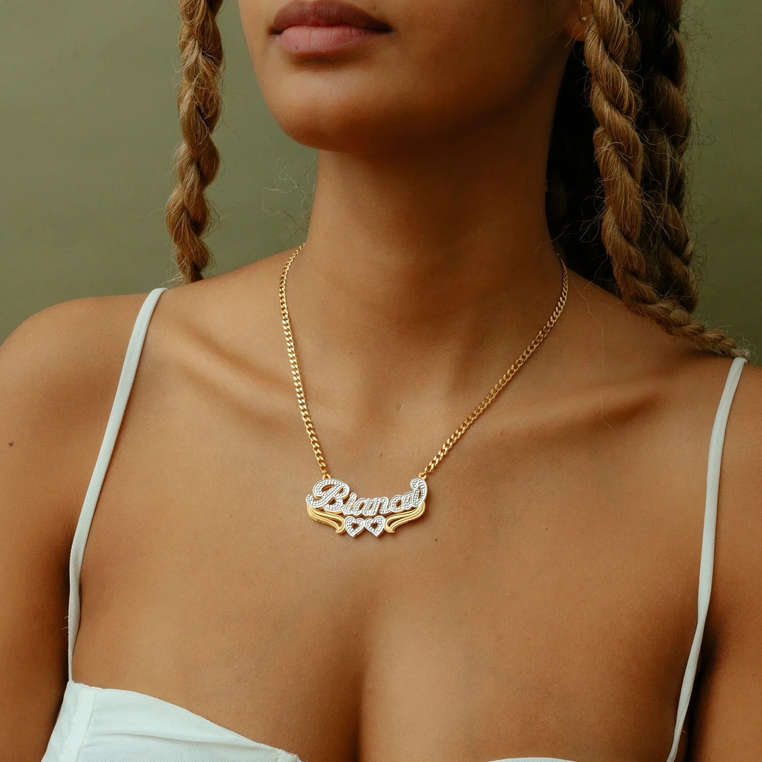 3D DOUBLE-LAYER NECKLACE