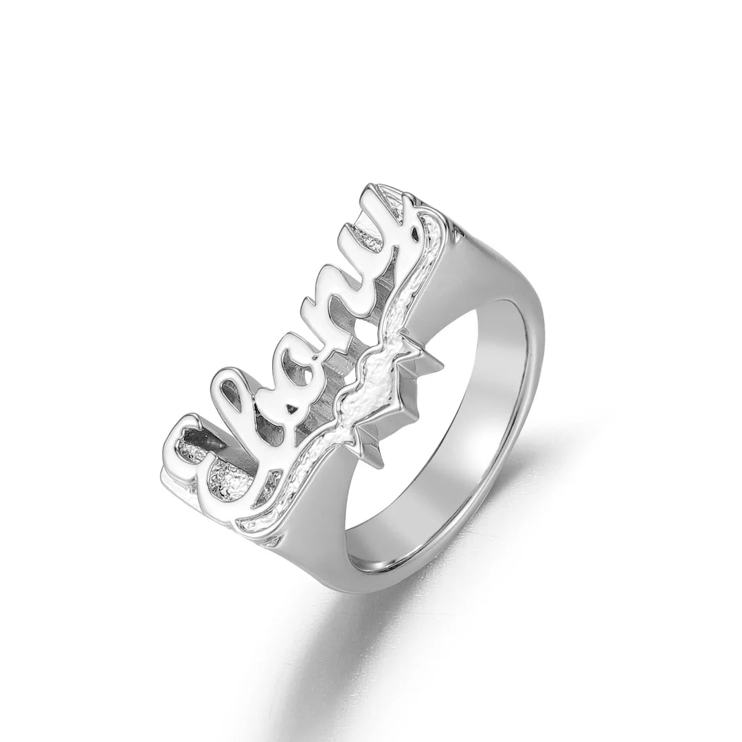 3D NAME RING