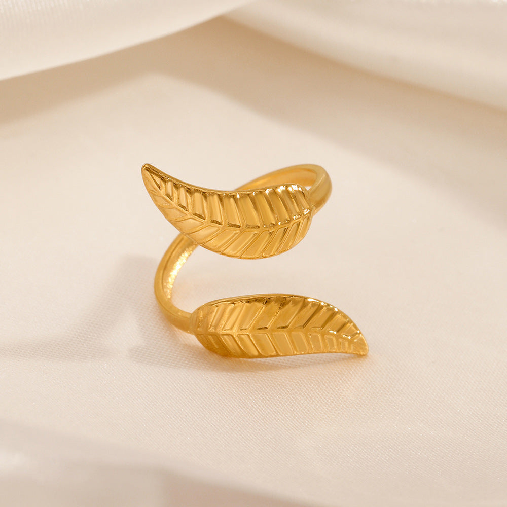 ADJUSTABLE LEAF RING