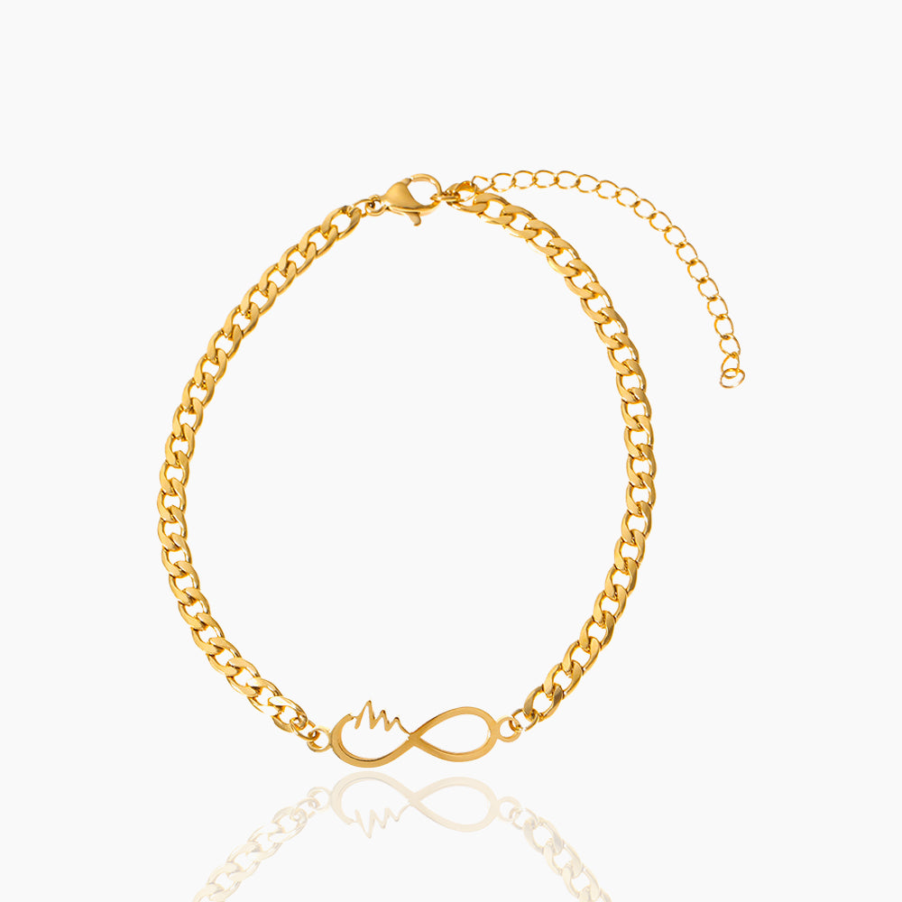 8-SHAPED ANKLE CHAIN