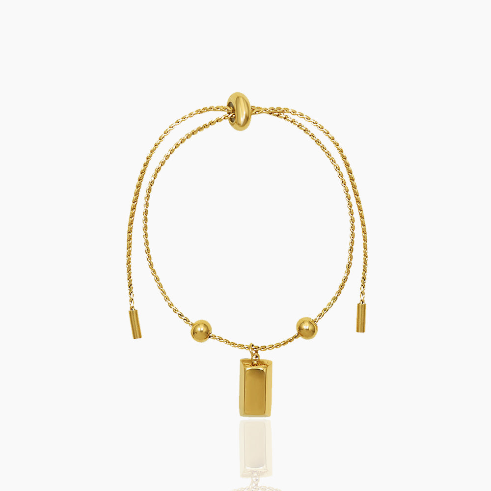 ADJUSTABLE DRAWSTRING BUCKLE BRACELET