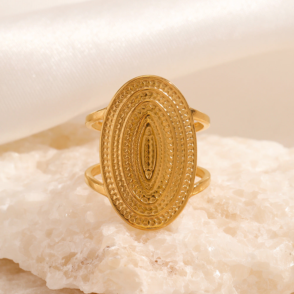 ADJUSTABLE ELLIPTICAL GEOMETRIC RING