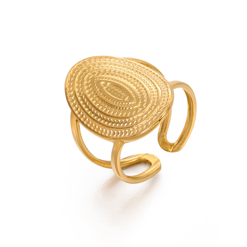 ADJUSTABLE ELLIPTICAL GEOMETRIC RING