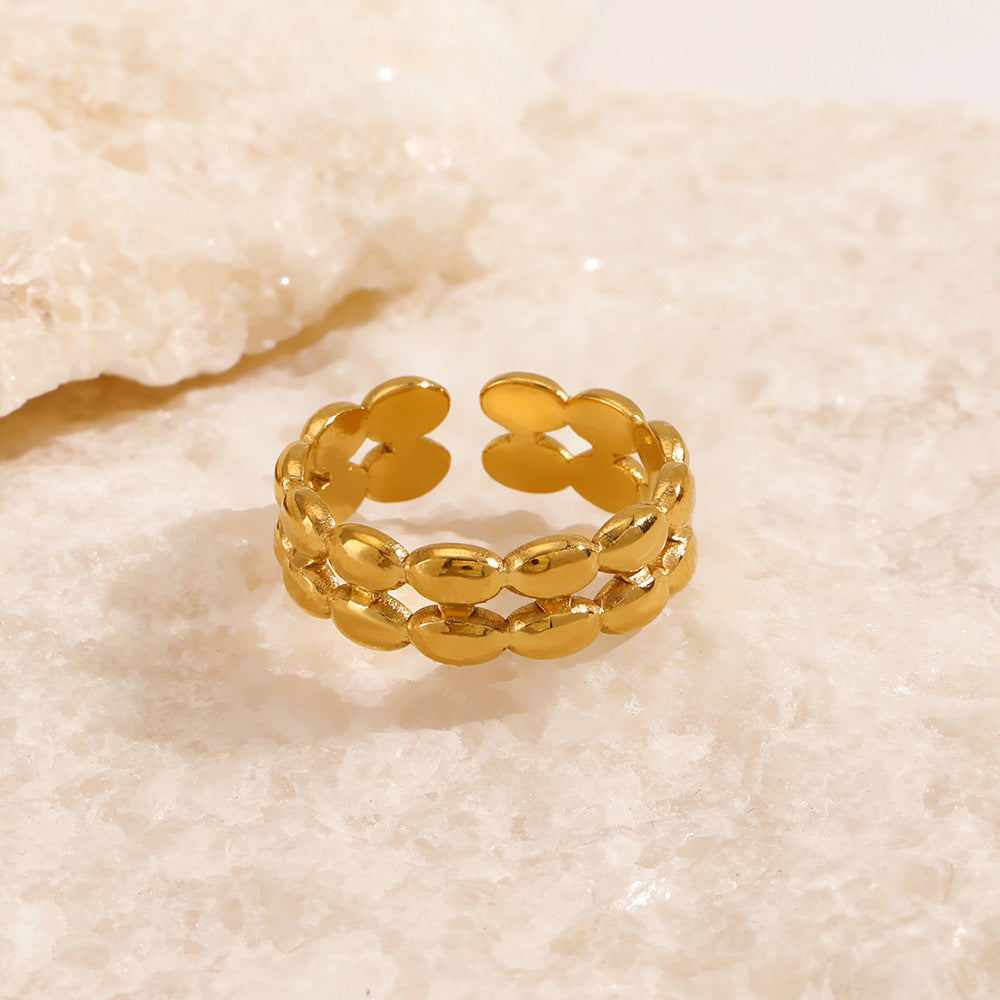 ADJUSTABLE GEOMETRIC ELLIPTICAL RING