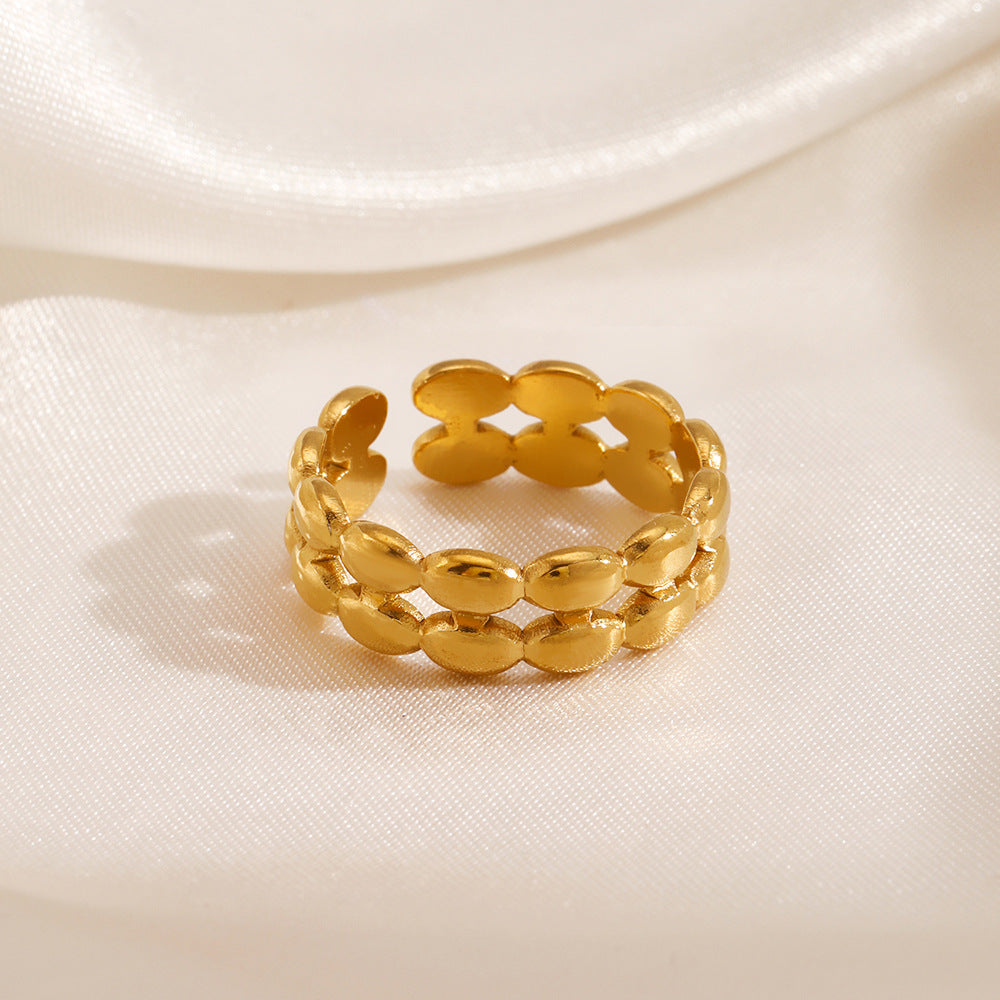 ADJUSTABLE GEOMETRIC ELLIPTICAL RING