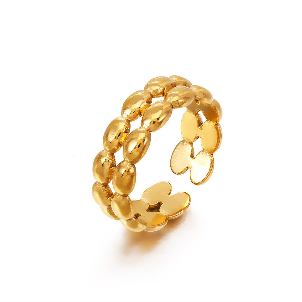 ADJUSTABLE GEOMETRIC ELLIPTICAL RING