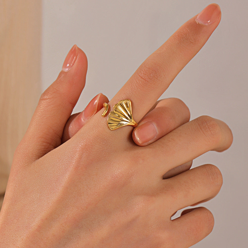 ADJUSTABLE LEAF RING