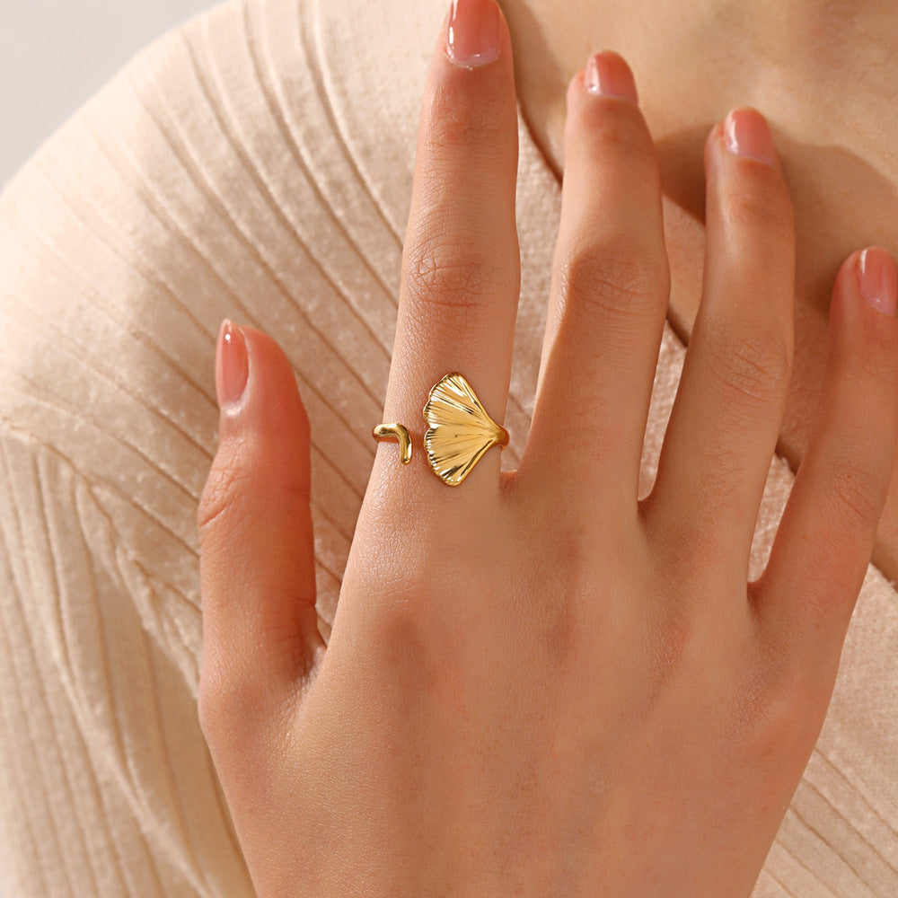 ADJUSTABLE LEAF RING