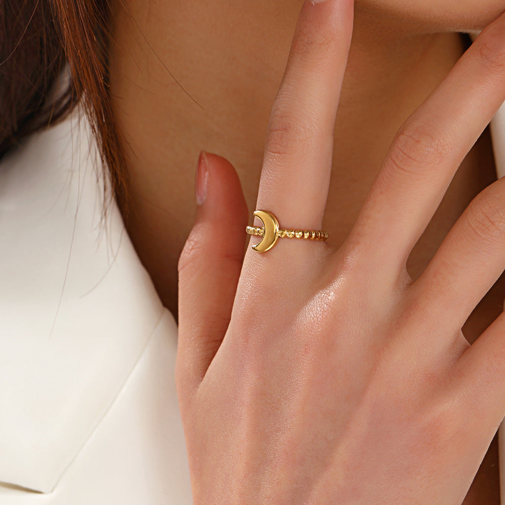ADJUSTABLE MOON RING