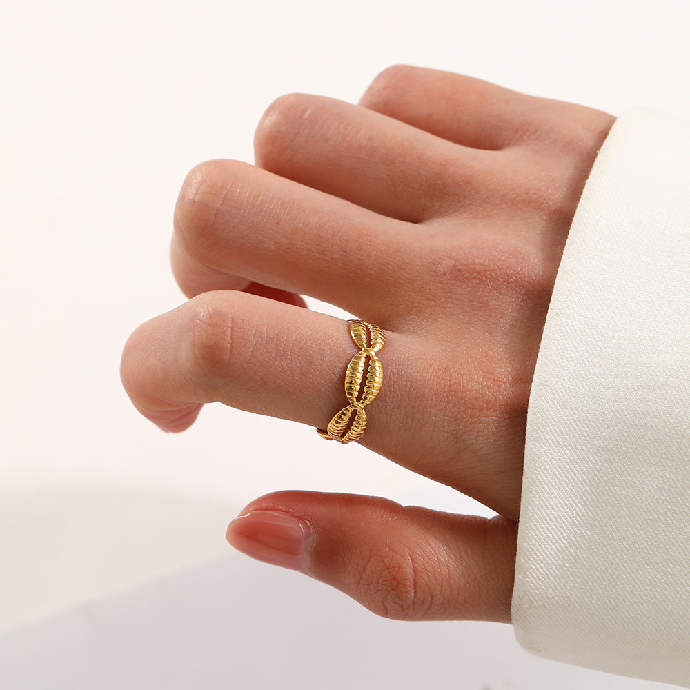 ADJUSTABLE SHELL RING
