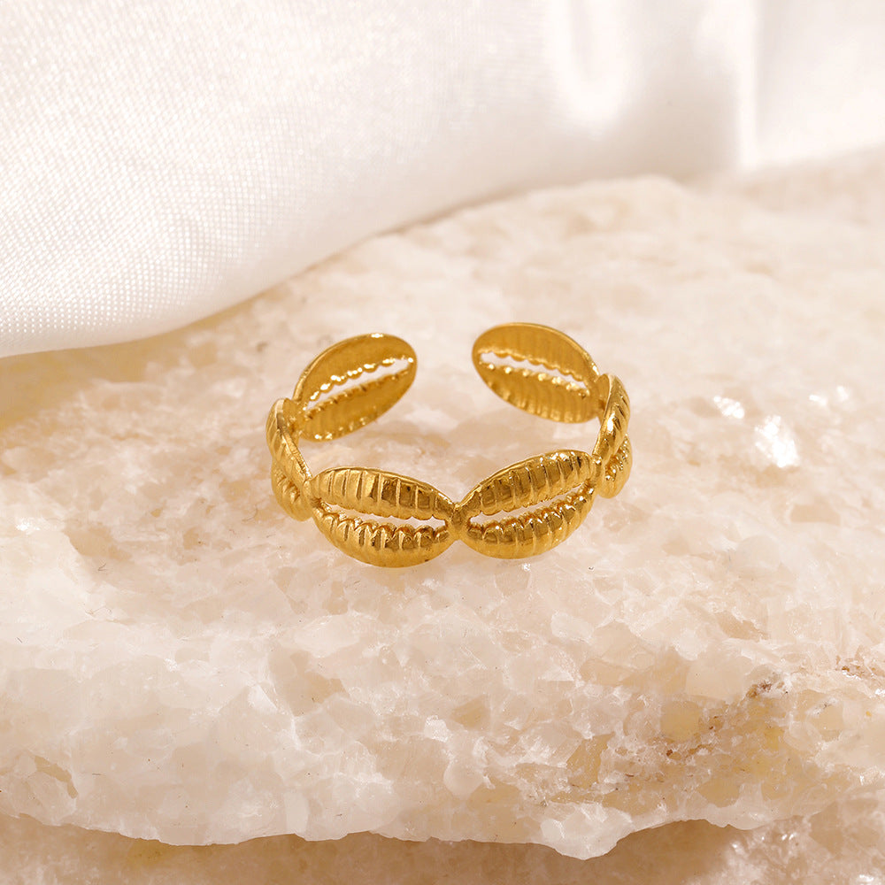 ADJUSTABLE SHELL RING