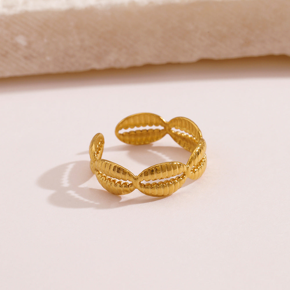ADJUSTABLE SHELL RING