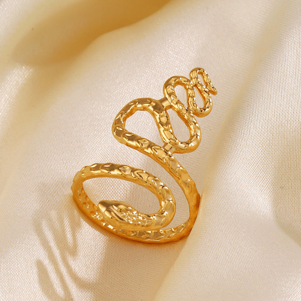 ADJUSTABLE SNAKE SHAPED RING