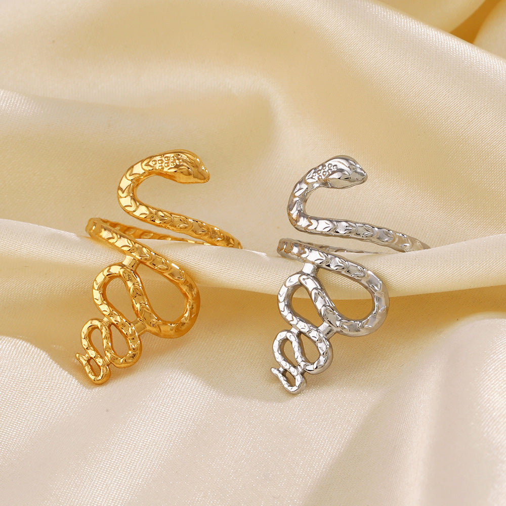 ADJUSTABLE SNAKE SHAPED RING