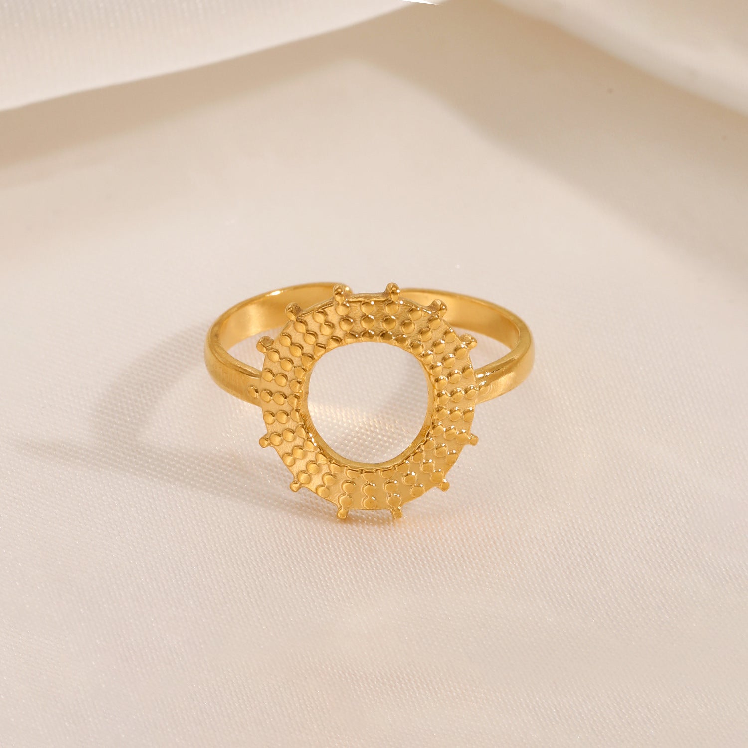 ADJUSTABLE SUNFLOWER RING