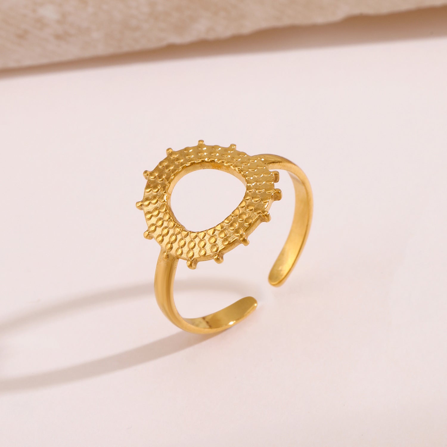ADJUSTABLE SUNFLOWER RING