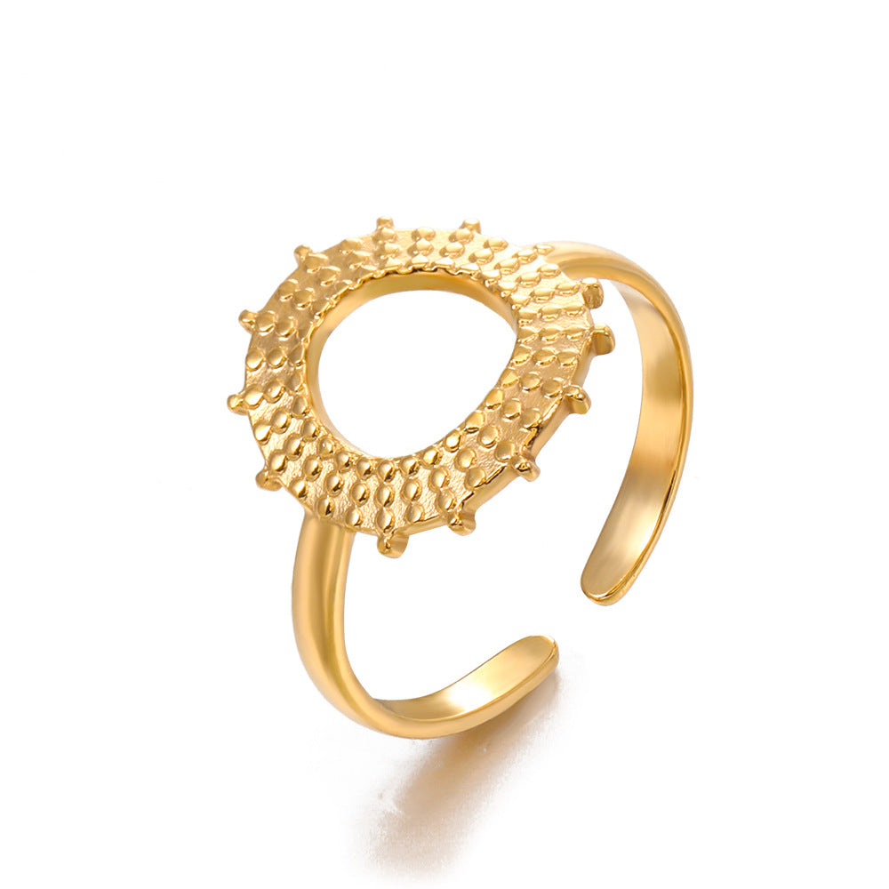 ADJUSTABLE SUNFLOWER RING