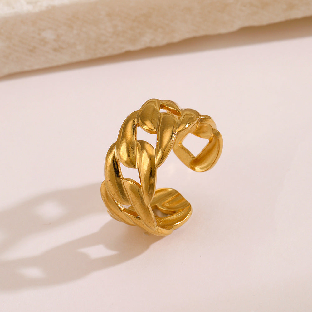 ADJUSTABLE WIDE FACE RING