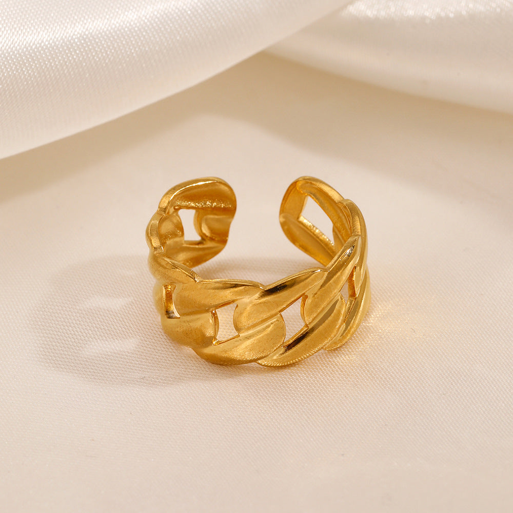 ADJUSTABLE WIDE FACE RING