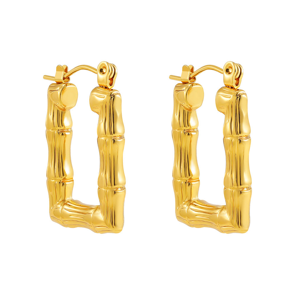 ADVANCED TEMPERAMENT CIRCULAR EARRINGS