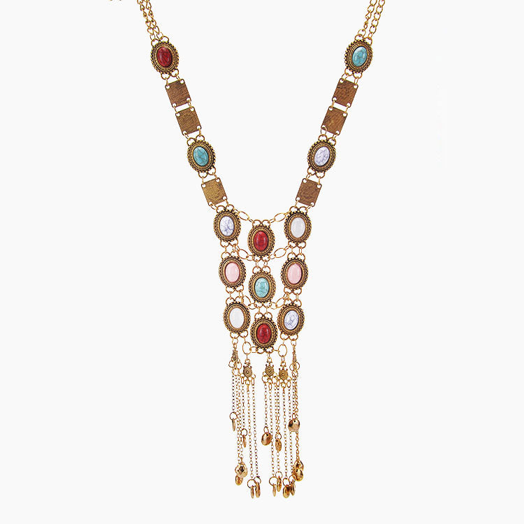 BOHEMIAN LONG TASSEL NECKLACE