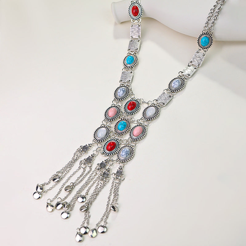 BOHEMIAN LONG TASSEL NECKLACE