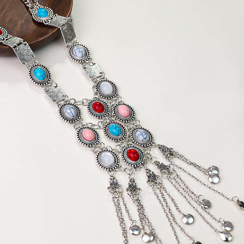 BOHEMIAN LONG TASSEL NECKLACE