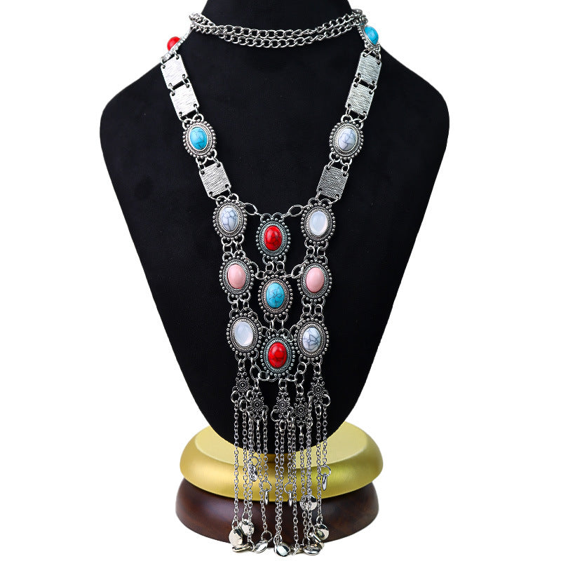 BOHEMIAN LONG TASSEL NECKLACE