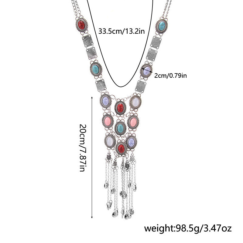 BOHEMIAN LONG TASSEL NECKLACE