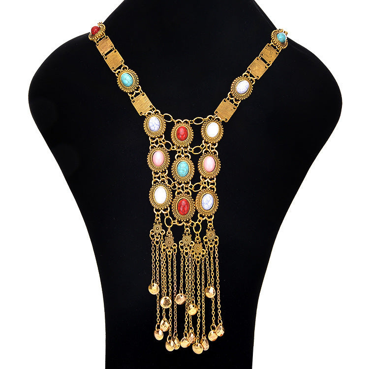 BOHEMIAN LONG TASSEL NECKLACE