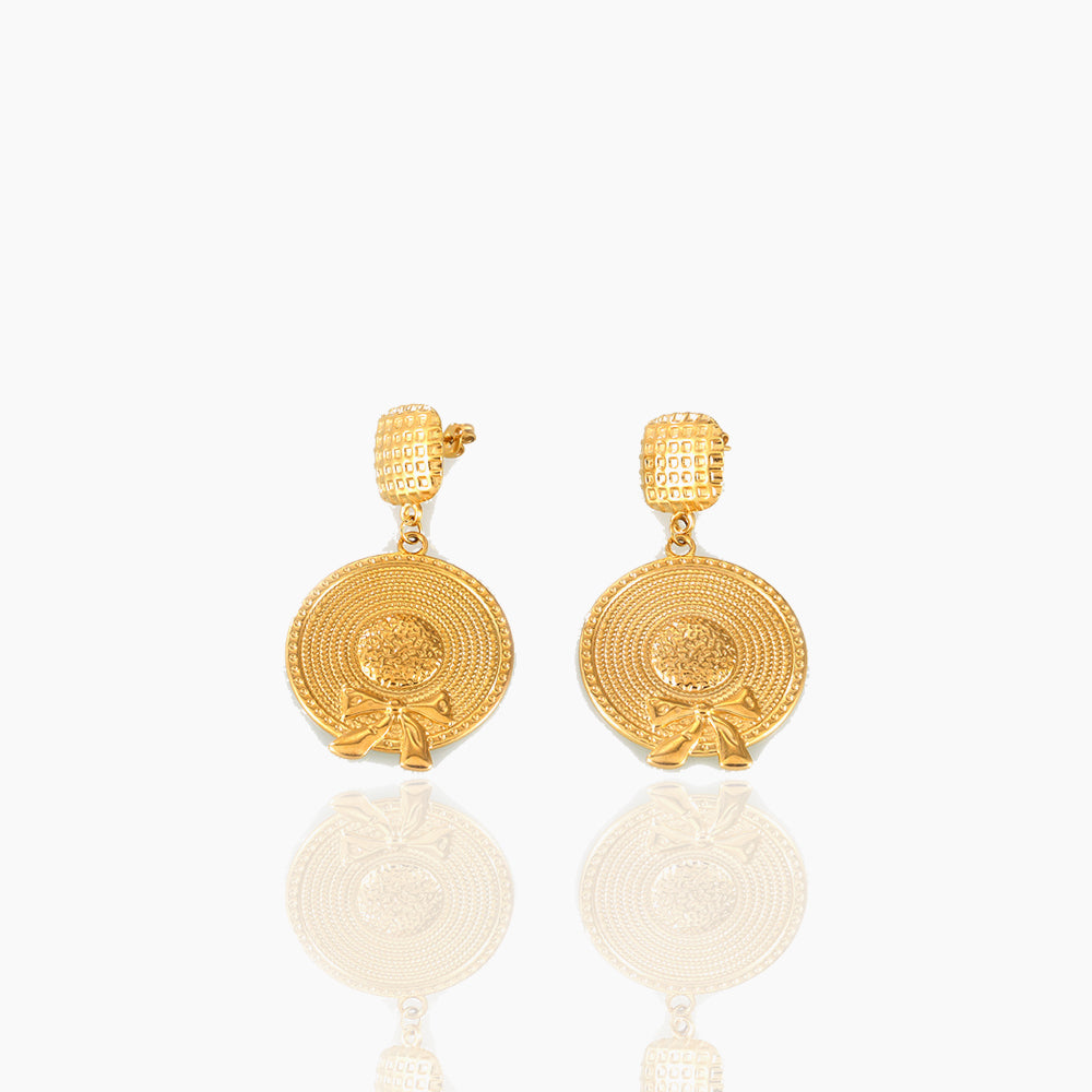 BOW HAT EARRINGS