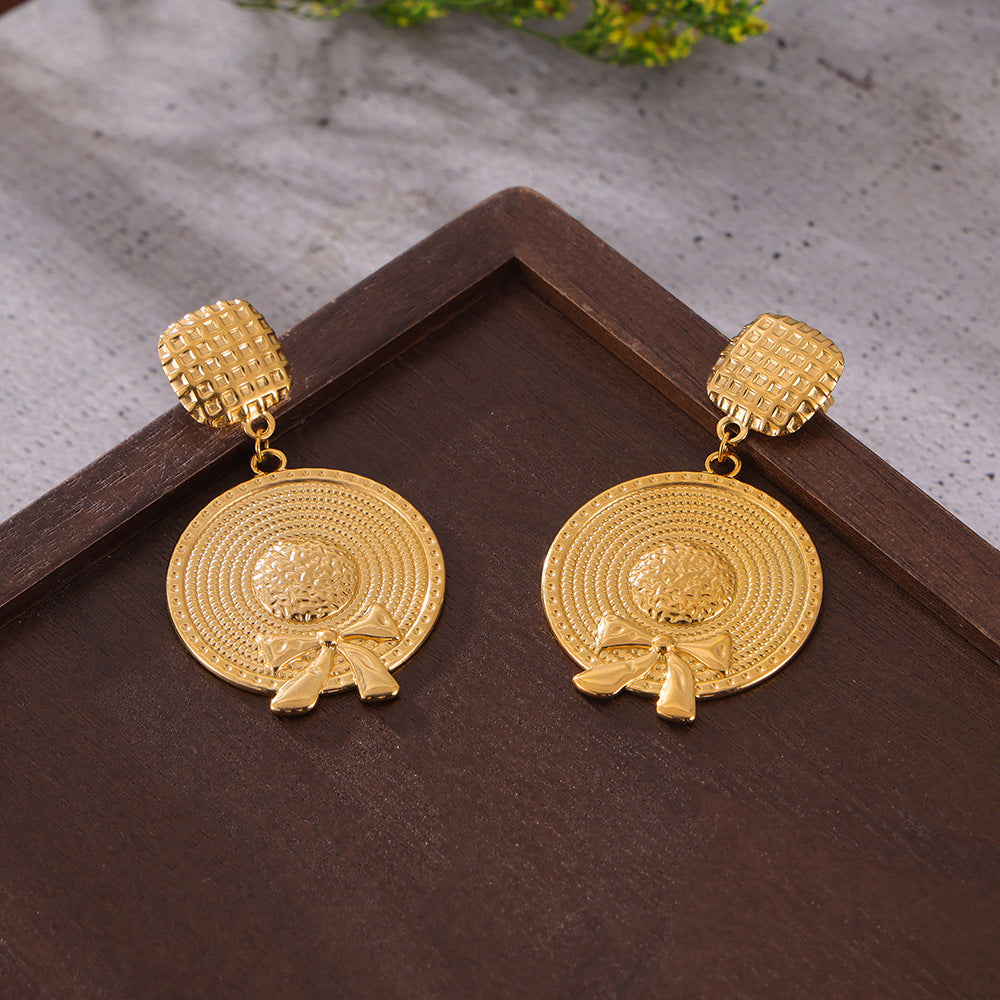BOW HAT EARRINGS