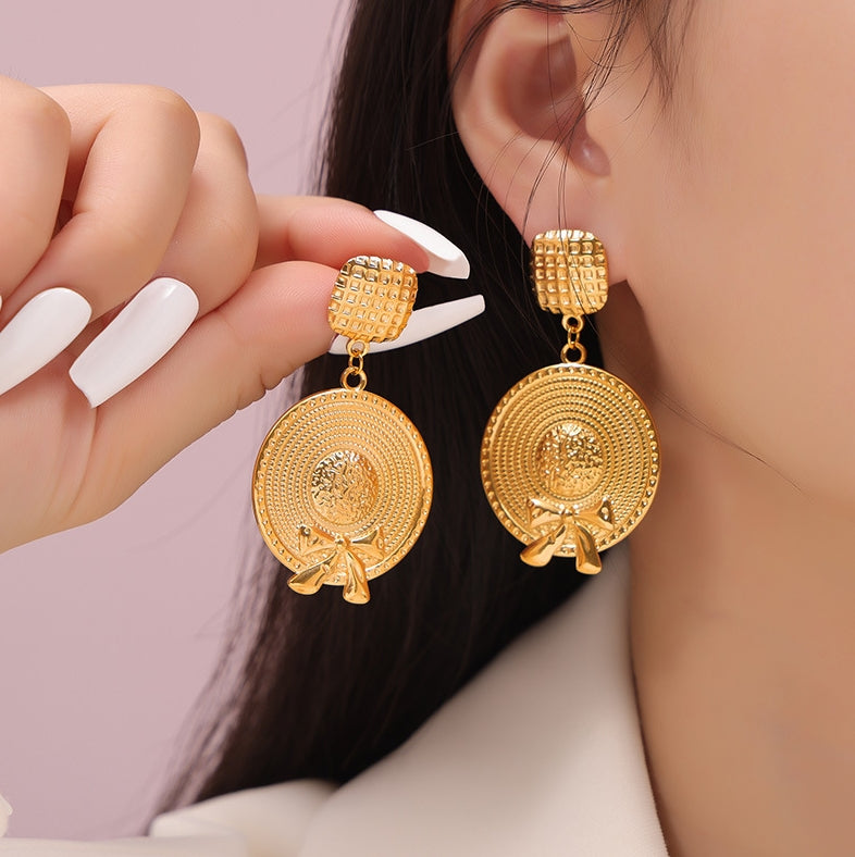 BOW HAT EARRINGS