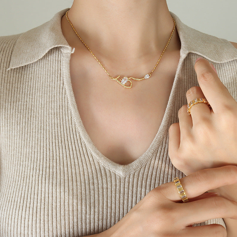 BRIGHT STONE PENDANT NECKLACE