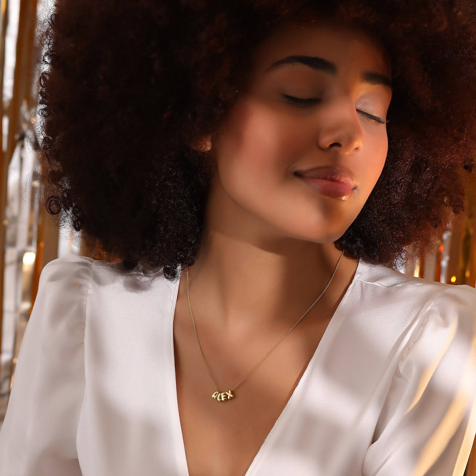 BUBBLE NAME NECKLACE