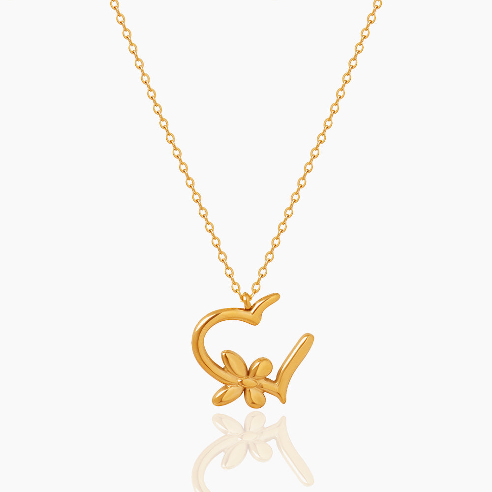 BUTTERFLY FLOWER NECKLACE