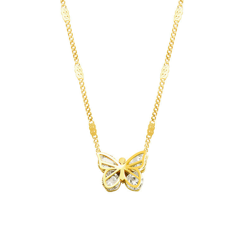 BUTTERFLY PENDANT NECKLACE