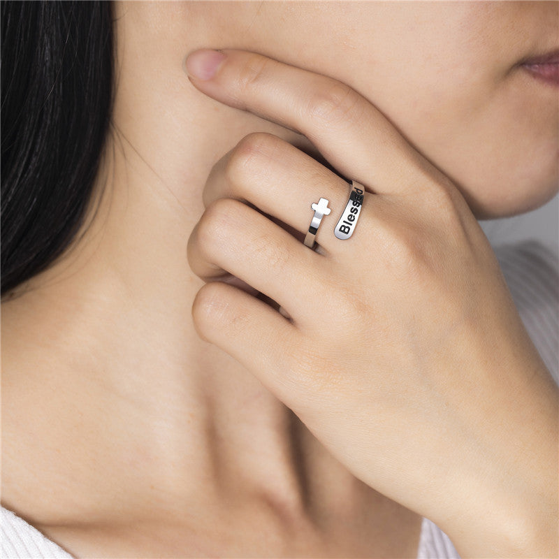 Blessed Peace Hope Love Ring