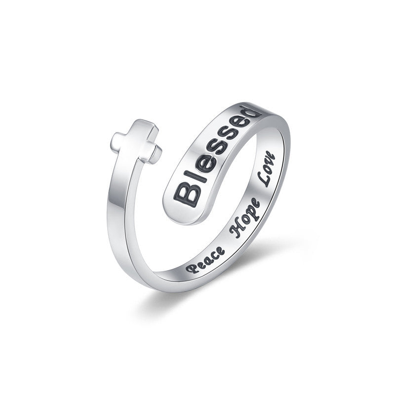 Blessed Peace Hope Love Ring