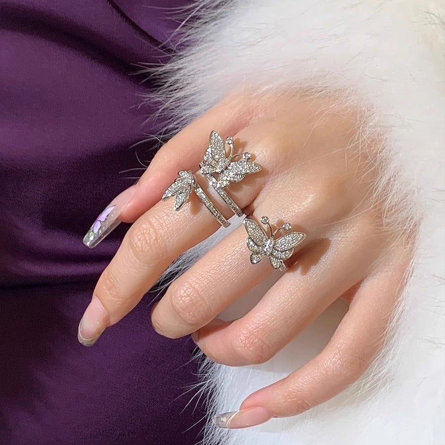 Butterfly delicate fairy ring