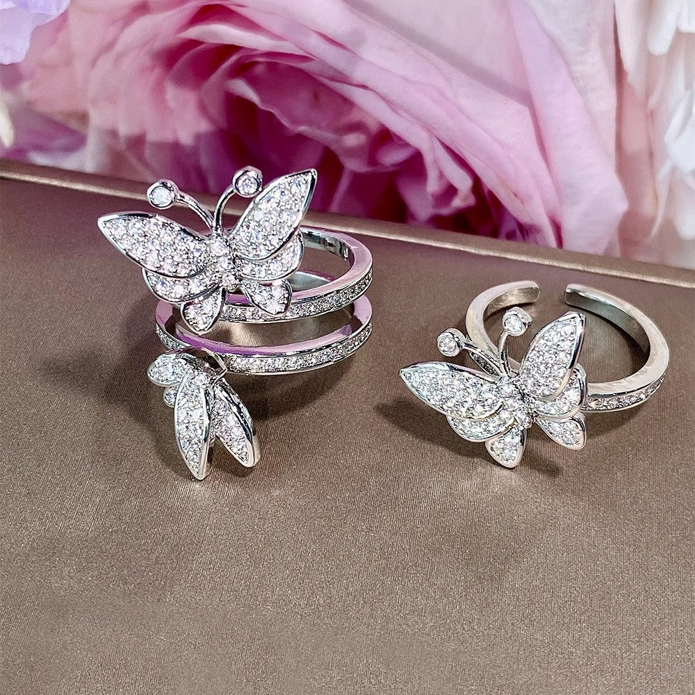 Butterfly delicate fairy ring