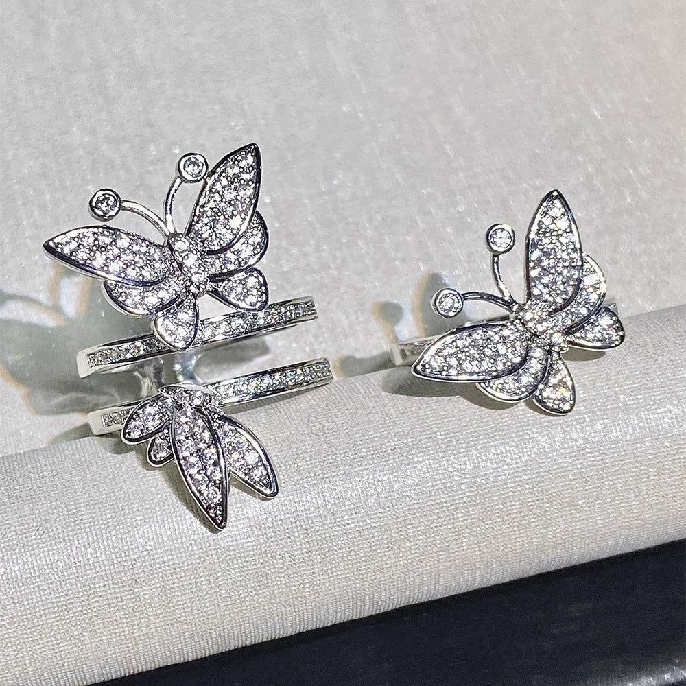 Butterfly delicate fairy ring