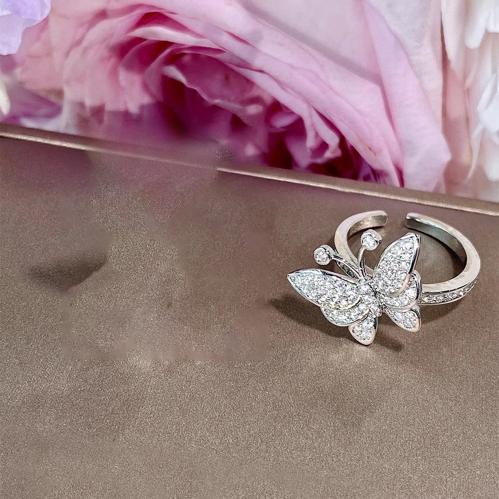 Butterfly delicate fairy ring