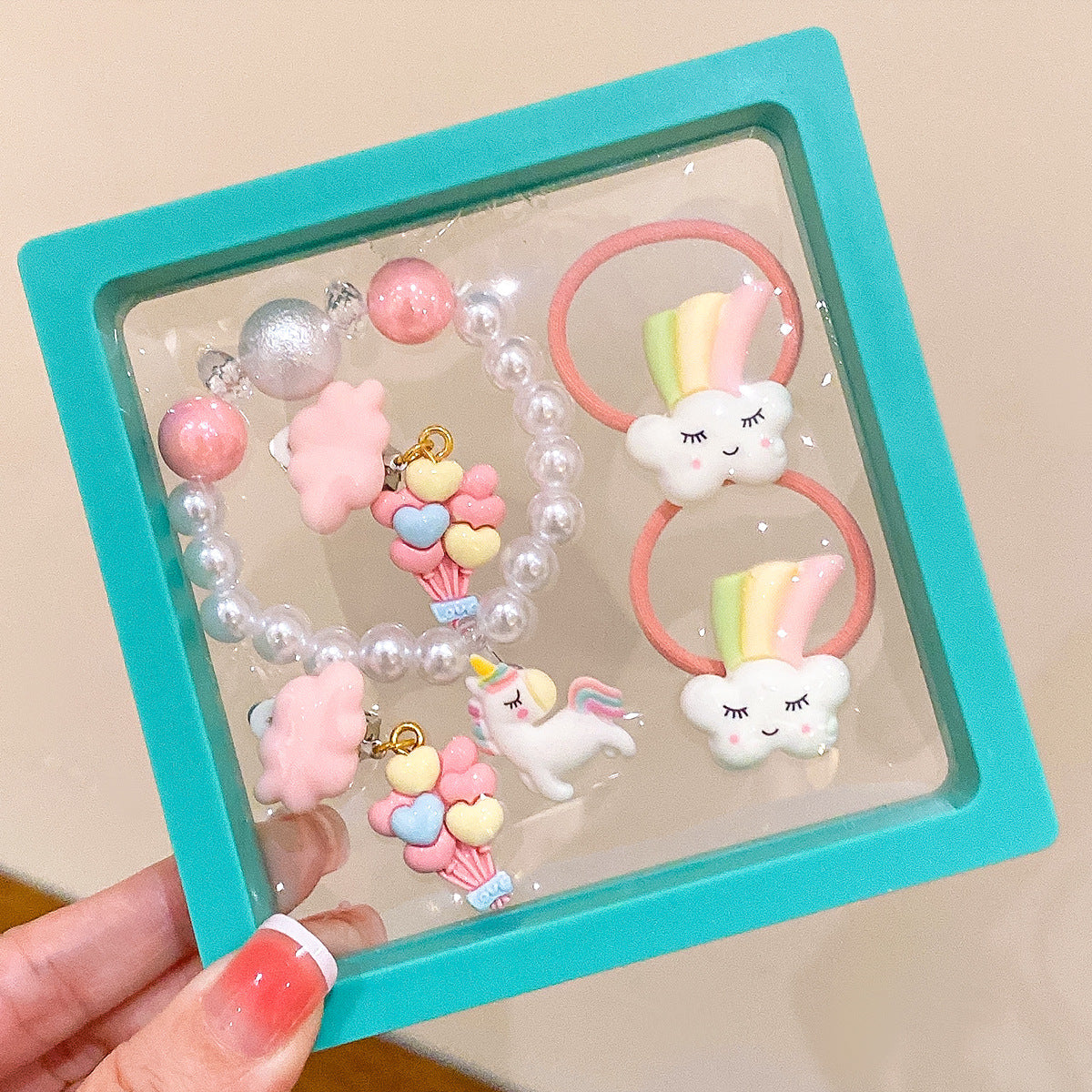 NEW CUTE UNICORN SET BIRTHDAY GIFT 5-PIECE SET