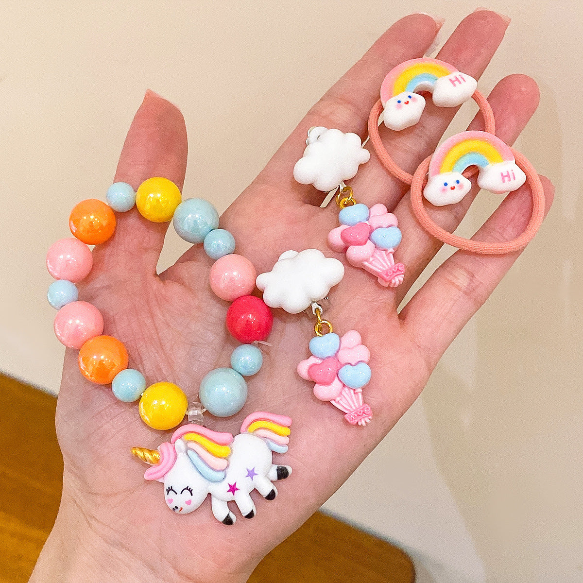 NEW CUTE UNICORN SET BIRTHDAY GIFT 5-PIECE SET