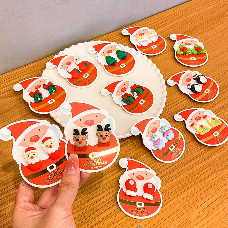 CHILDREN'S CHRISTMAS CARTOON EAR CLIP