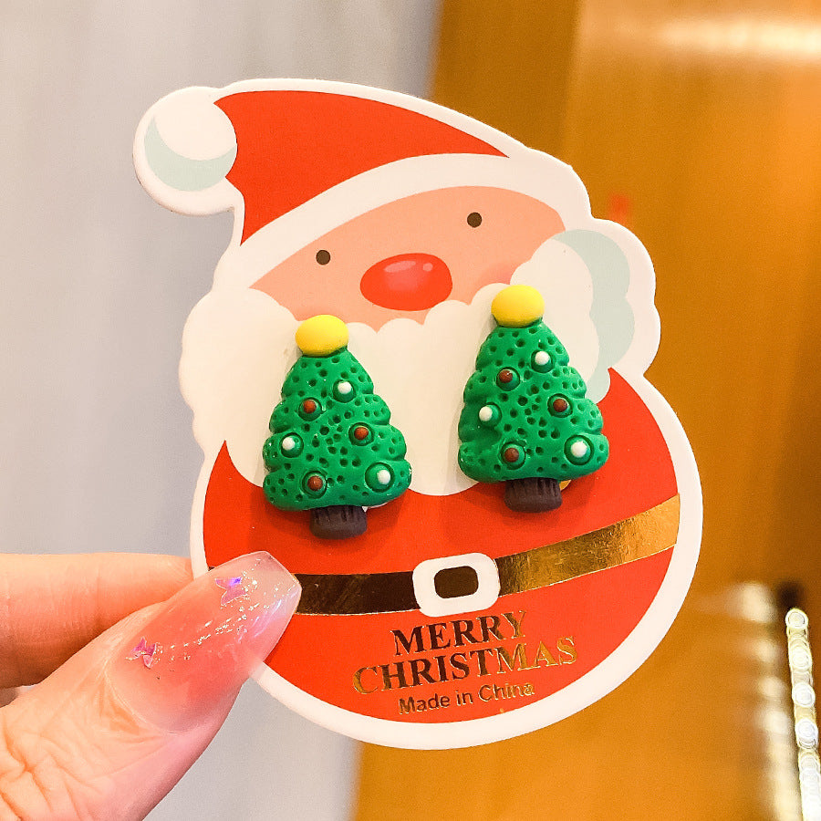 CHILDREN'S CHRISTMAS CARTOON EAR CLIP