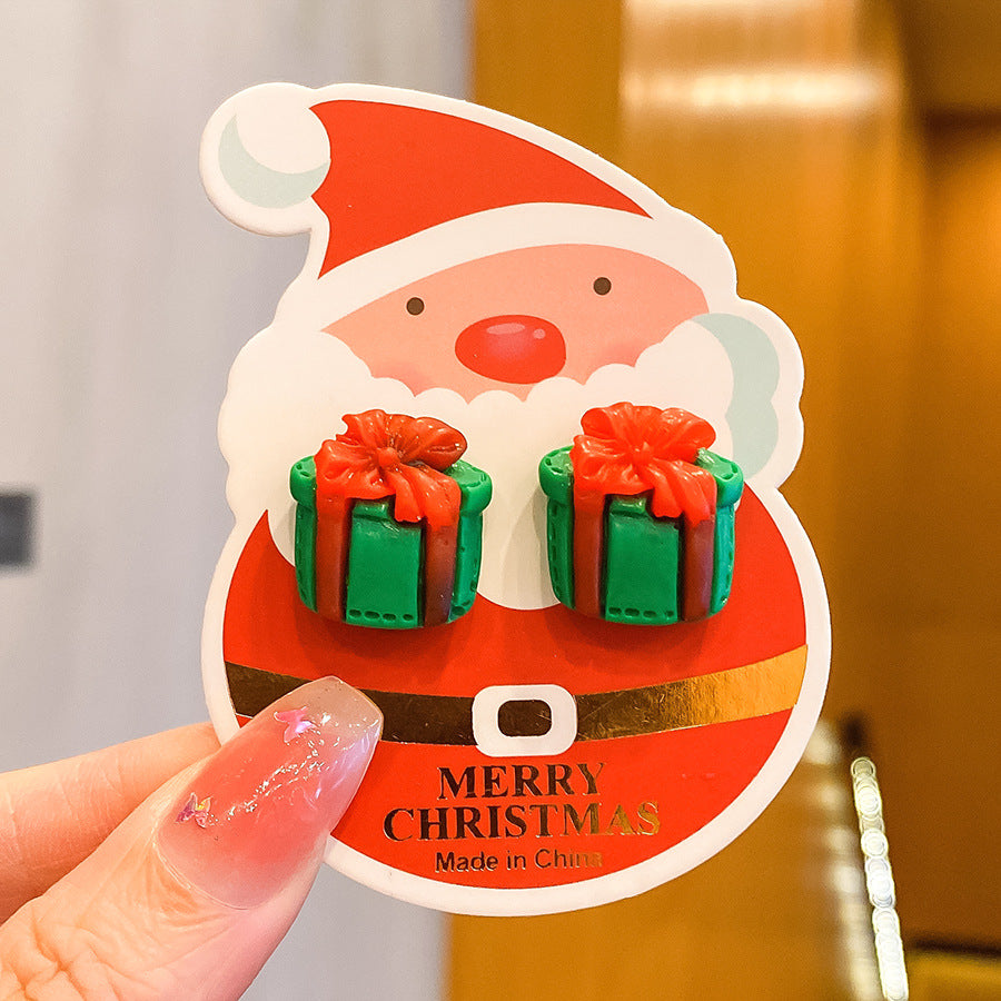 CHILDREN'S CHRISTMAS CARTOON EAR CLIP