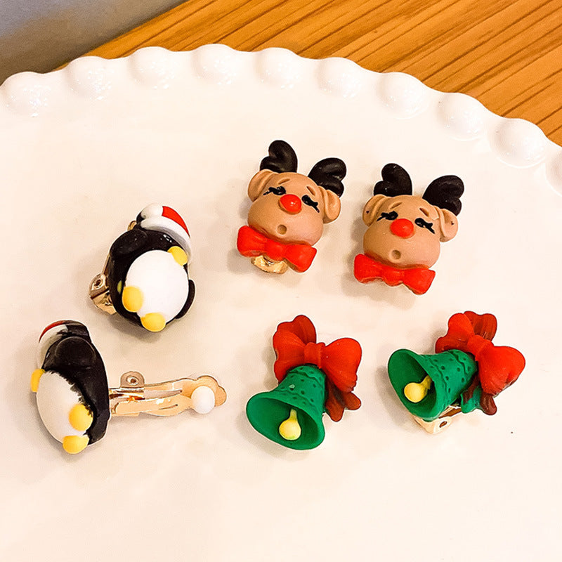 CHILDREN'S CHRISTMAS CARTOON EAR CLIP