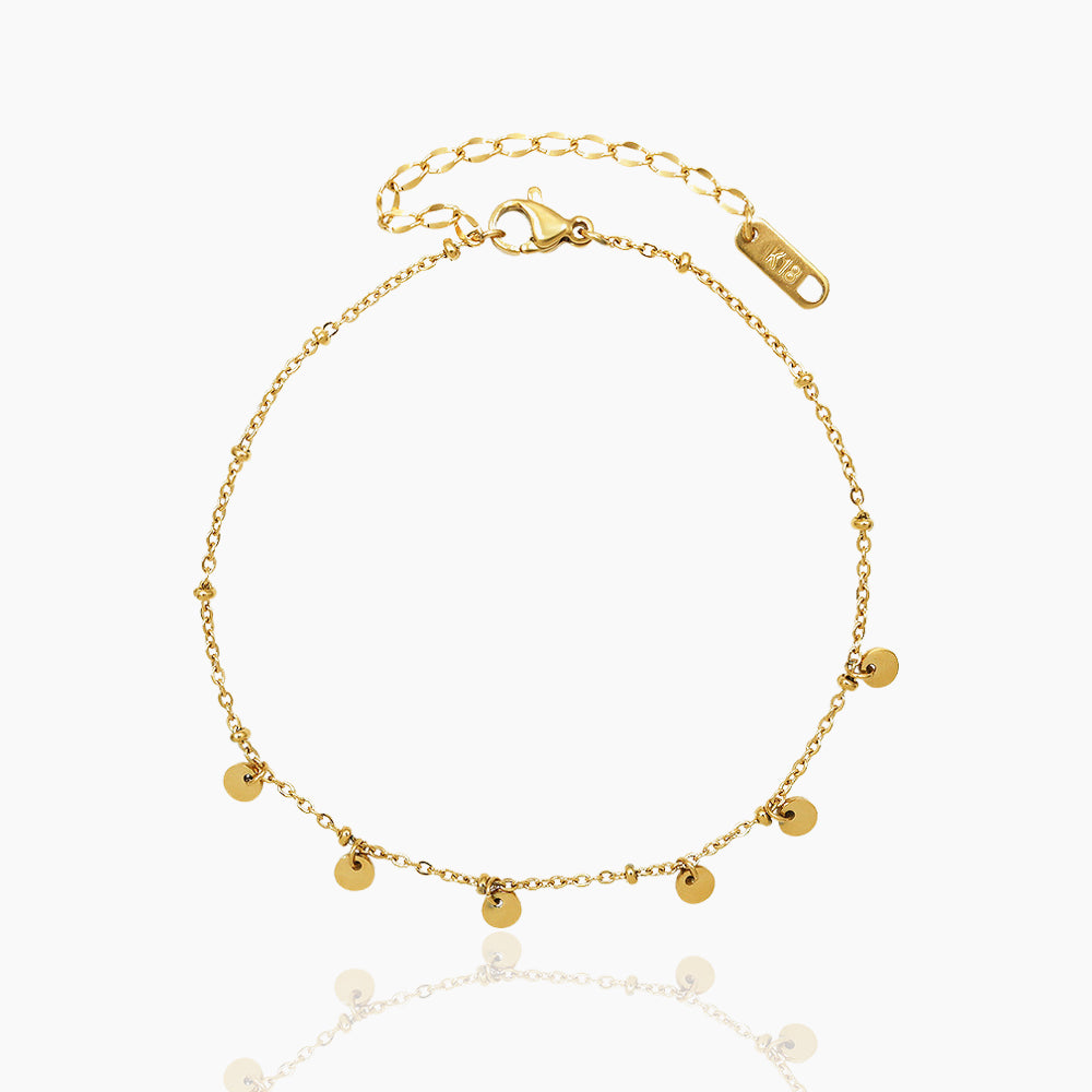 CIRCULAR TASSEL ANKLE CHAIN